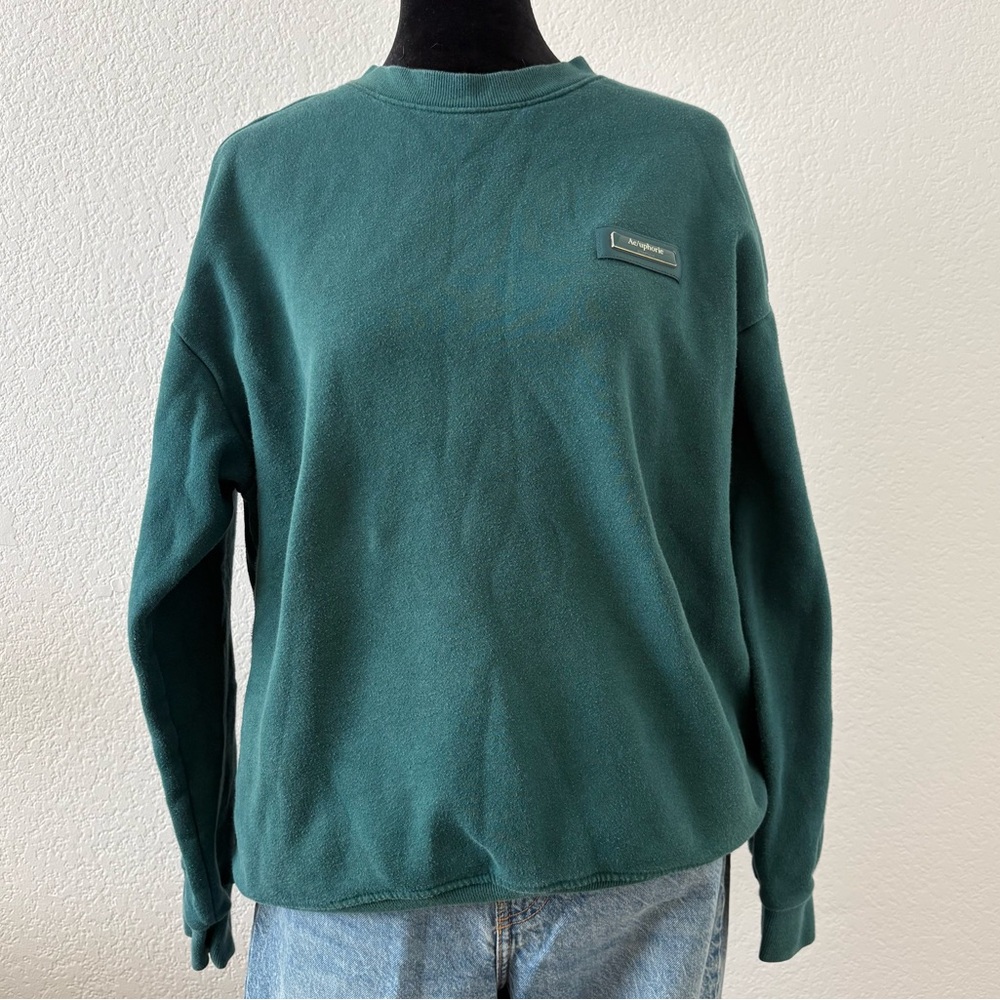 H&M Teal Crewneck Sweater